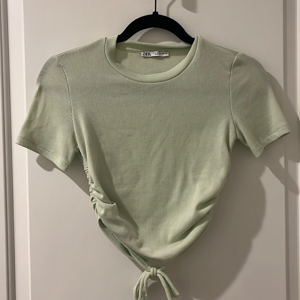 Zara Tight Knit Crop Top